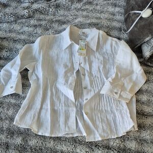 Appraisal 🖤 White Button-Up Shirt ( 626)